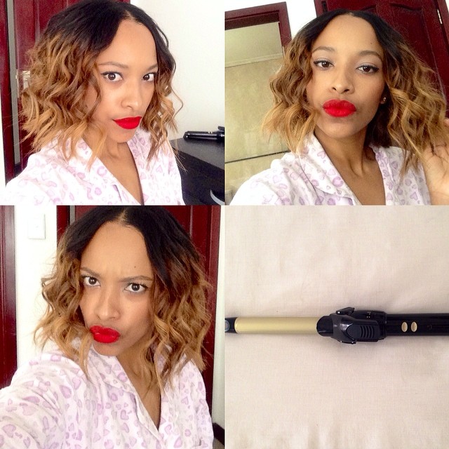 The bad boy I use to achieve my curls - The Babyliss titanium ceramic curling iron from @Clicks_SA 💋💋 #Newhipsterstyle