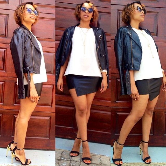 #todayimwearing #ootd #leather #gold #details #bloggerstyle #mystyle #Newhipsterstyle 💛💣💛💣💛💣