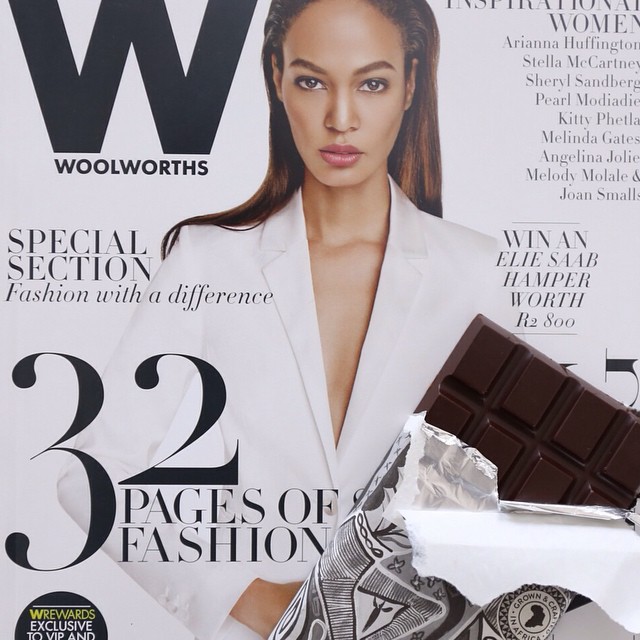 Finally some time to myself 🍫enjoying the latest issue of W magazine from @woolworths_sa #Newhipstertime